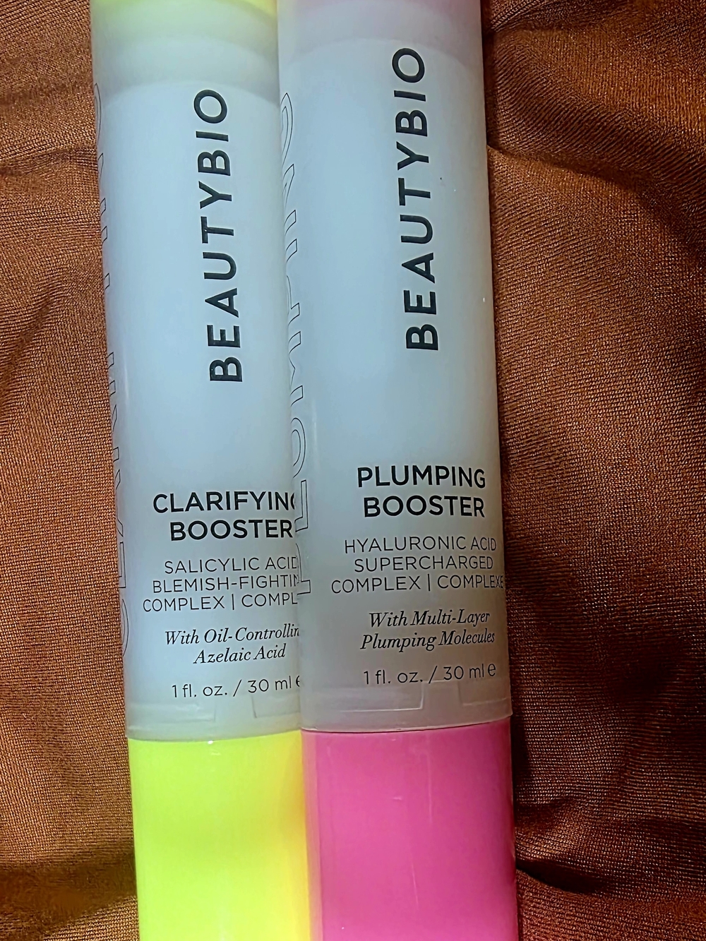 Clarifying & Plumping Booster Duo – Neon Yellow & Hot Pink